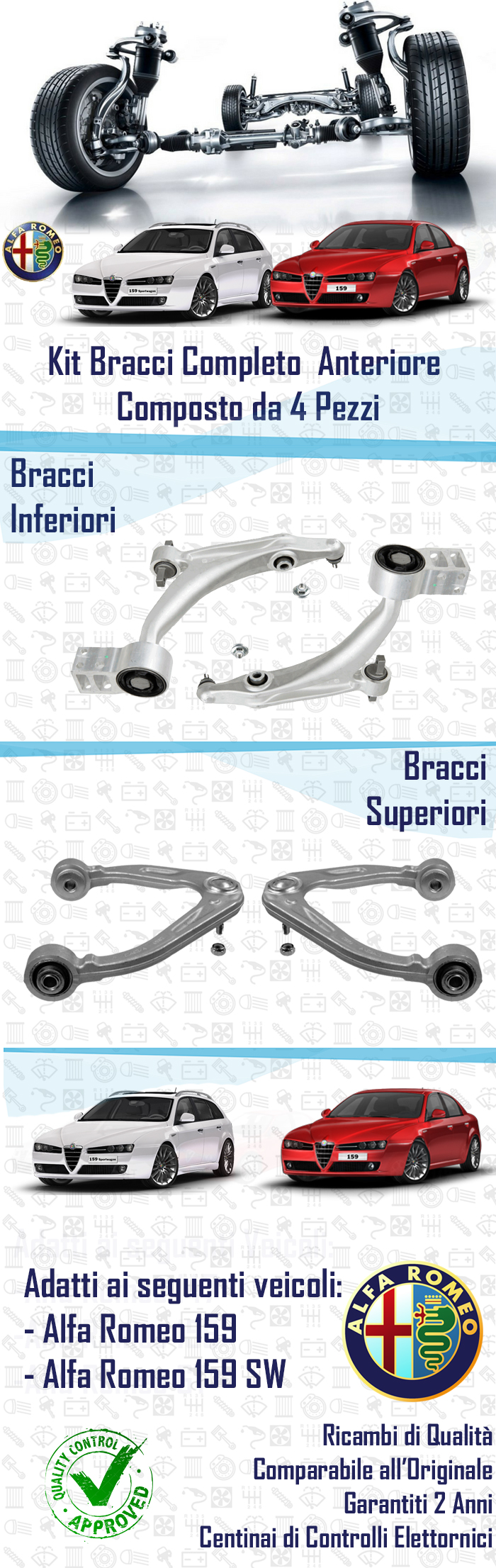 descrizione bracci 159